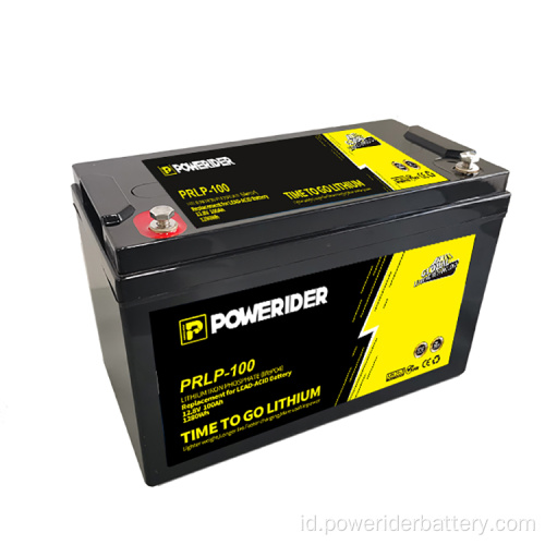 12.8V 100Ah baterai starter mobil lithium ion